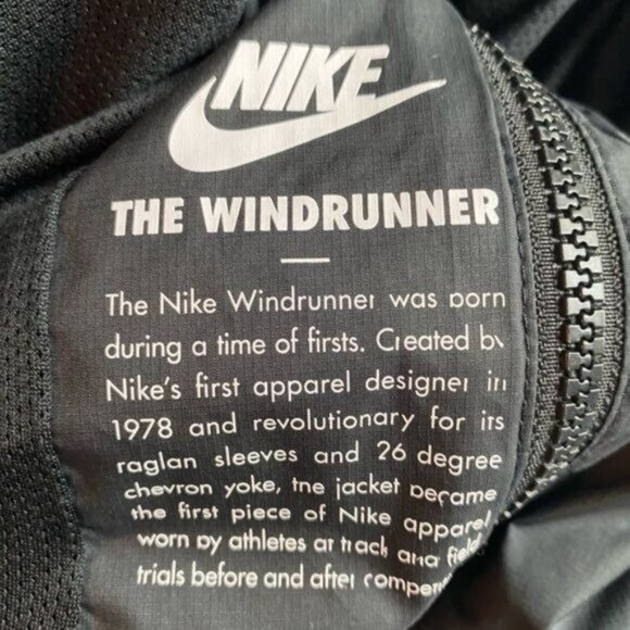 Nike Vintage Mens Windrunner Jacket Medium Sportswear GX1 Triple Back Re… - Picture 8 of 10